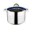 Blaumann Gourmet Line rozsdamentes fazék +üvegfedő 26 cm / 9,5 liter
