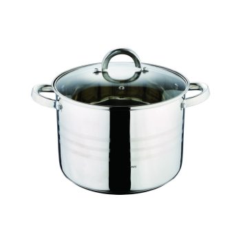   Blaumann Gourmet Line rozsdamentes fazék +üvegfedő 28 cm / 12,5 liter