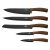 Berlinger Haus Ebony Rosewood Line 6 részes késkészlet tapadásmentes bevonattal, mágneses állvánnyal