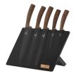 Berlinger Haus Ebony Rosewood Line 6 részes késkészlet tapadásmentes bevonattal, mágneses állvánnyal