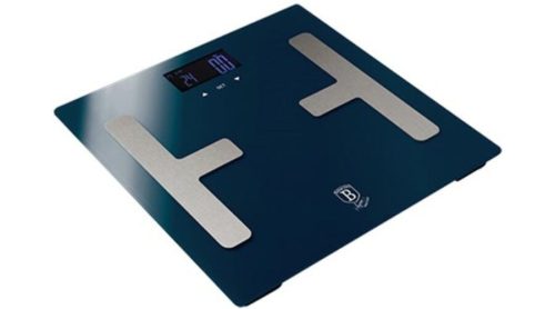 Berlinger Haus Metallic Aquamarine Line digitális testanalizáló személymérleg, sötétkék