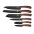 Berlinger Haus késkészlet, fa, 6 részes, Ebony Rosewood Collection
