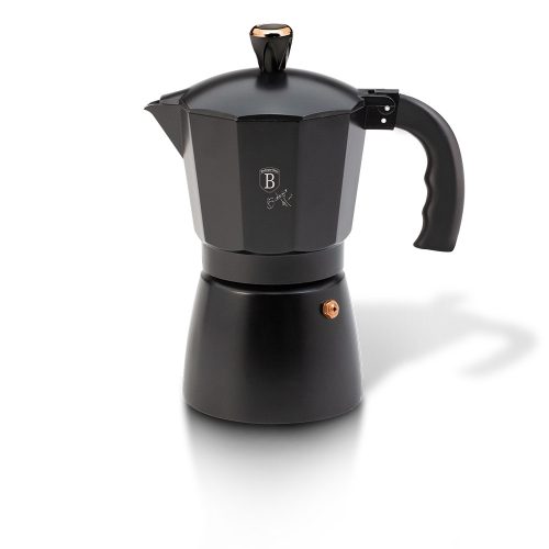 Berlinger Haus Black Rose Collection 6 személyes kotyogós kávéfőző, fekete/rosegold