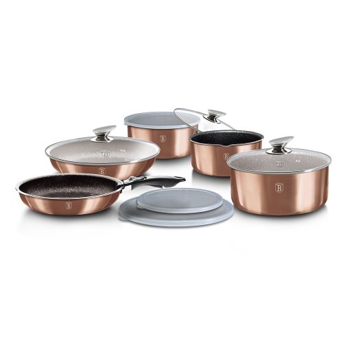 Berlinger Haus edénykészlet, Metallic Line Rose Gold Edition, 12 részes