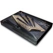 Berlinger Haus késkészlet bambusz vágódeszkával, rose gold-fekete, 6 részes, Black Rose Collection