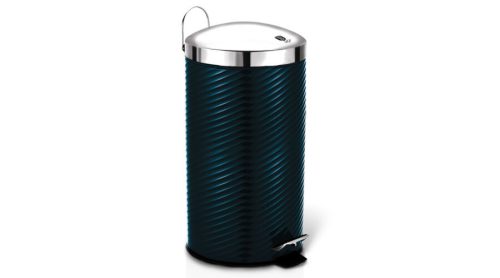 Berlinger Haus Metallic Aquamarine Line rozsdamentes szemetes metál külső bevonattal, 12 L, sötétkék