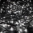 Crystalline toldható LED fényfüzér 4,0 m  50 db hideg fehér LED-del, fekete kábellel
