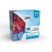 Crystalline toldható led jégcsapfüzér, 2 x 0,9 m, 138 db hideg fehér LED, fekete kábel