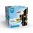 Crystalline toldható LED fényfüggöny 2,0 x 2,5 m, 500 db meleg fehér LED, átlátszó kábel