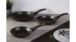 Berlinger Haus Black Silver Collection 3 részes serpenyőkészlet márvány bevonattal