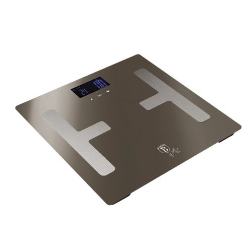 Berlinger Haus Metallic Carbon Line digitális testanalizáló személymérleg, carbon