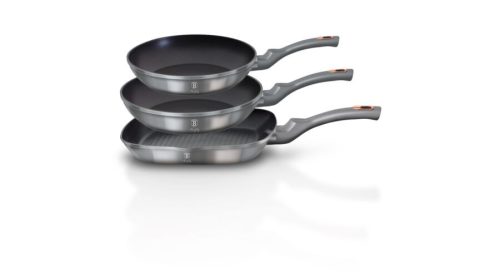 Berlinger Haus Moonlight Collection 3 részes serpenyőkészlet titán bevonattal