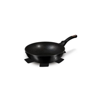   Berlinger Haus Black Rose Collection wok márvány bevonattal, 30 cm