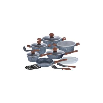   Berlinger Haus Forest Line 18 részes edénykészlet kő hatású márvány bevonattal