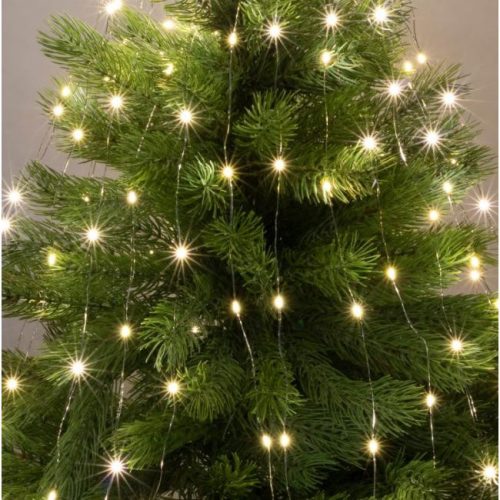 Kül és Beltéri fényfüzér köteg, meleg fehér színben, 200 LED