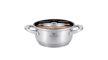 Blaumann Satin Gourmet Line rozsdamentes acél lábas fedővel, 20 cm, 3,8 literes, szatén