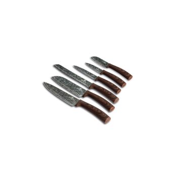   Berlinger Haus Forest Line 6 db-os késkészlet márvány bevonattal