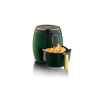   Berlinger Haus Emerald Collection Air Fryer elektromos sütő LCD kijelzővel, 1350 W