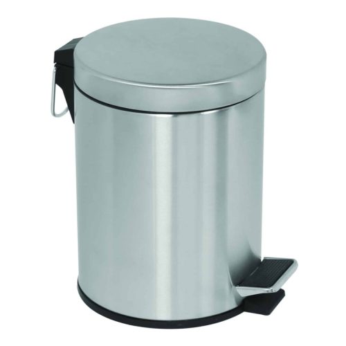 Fém Pedálos Szemetes Belső Kosárral 5 L