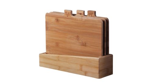 Berlinger Haus 5 részes bambusz vágódeszka készlet tartóval