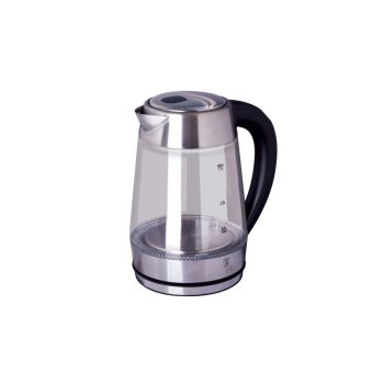   Berlinger Haus Metallic Carbon Line rozsdamentes acél elektromos vízforraló hőfokszabályzóval, 1,7 l