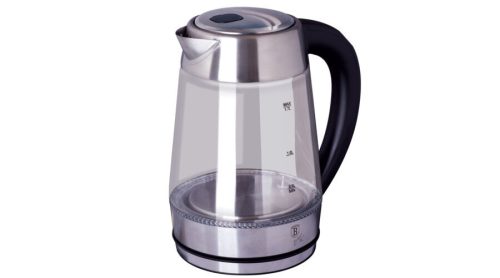 Berlinger Haus Metallic Carbon Line rozsdamentes acél elektromos vízforraló hőfokszabályzóval, 1,7 l