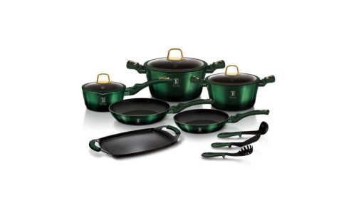 Berlinger Haus Emerald Collection 12 részes edénykészlet titán bevonattal