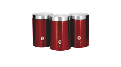 Berlinger Haus Metallic Burgundy Line 3 db-os konyhai tárolódoboz készlet