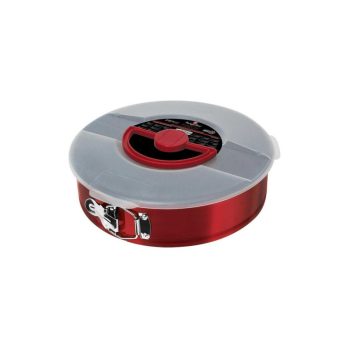   Berlinger Haus Metallic Burgundy Line kapcsos kerek tortaforma titán bevonattal, fedővel