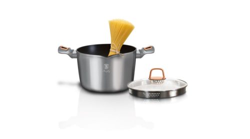 Berlinger Haus Moonlight Collection tészta- és rizsfőző fazék titán bevonattal, fedővel