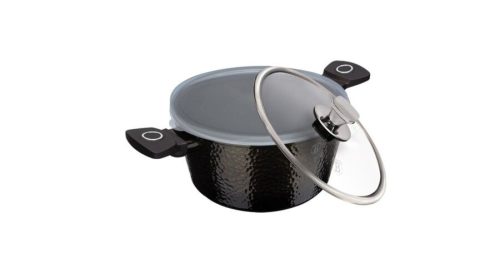 Berlinger Haus Primal Gloss Collection magas lábas titán bevonattal, kétféle fedővel, 28 cm