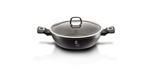 Berlinger Haus Black Silver Collection lábas márvány bevonattal, fedővel, 28 cm