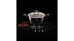 Berlinger Haus Black Silver Collection magas lábas márvány bevonattal, fedővel, 24 cm