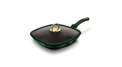 Berlinger Haus Emerald Collection grill serpenyő titán bevonattal, fedővel