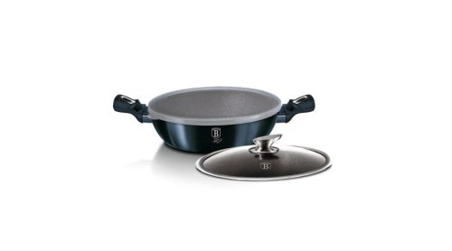 Berlinger Haus Metallic Aquamarine Line lábas márvány bevonattal, metál külső bevonattal, kétféle fe