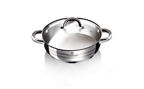 Blaumann alacsony lábas fedővel, 28 cm, Gourmet line
