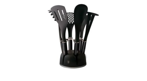 Berlinger Haus Carbon Pro Collection 7 részes nylon konyhai eszköz készlet állvánnyal