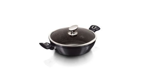 Berlinger Haus Carbon Pro Collection lábas márvány bevonattal, fedővel, 28 cm