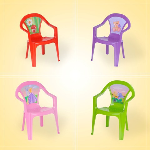 Fantasy műanyag gyerekszék dekorfóliás - Flair