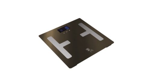 Berlinger Haus Metallic Line Shine Black Edition digitális testanalizáló személymérleg, fekete