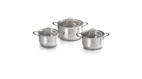 Berlinger Haus Silver Jewellery Collection 6 részes rozsdamentes acél edénykészlet