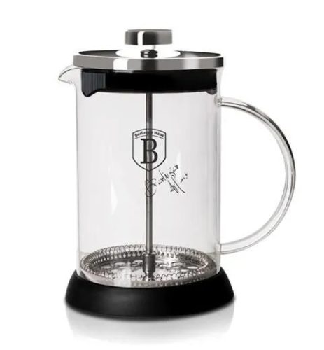 Berlinger Haus Black Silver dugattyús kávé- és teafőző, 350 ml