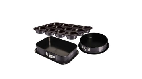 Berlinger HausCarbon Pro Collection 3 részes tortaforma készlet titán bevonattal