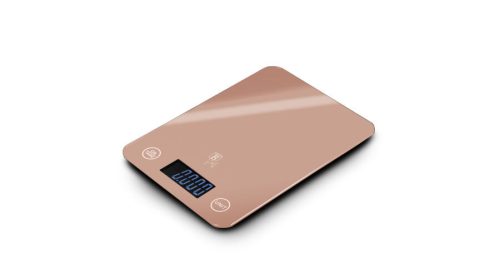 Berlinger Haus Metallic Rosegold Line digitális konyhai mérleg LCD kijelzővel