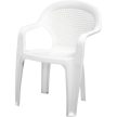 Chicago műanyag kerti szék alacsony támlás fehér - Flair