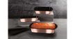 Berlinger Haus Metallic Rosegold Line 3 részes tepsikészlet titán bevonattal, metál külső bevonattal