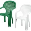 Chicago műanyag kerti szék alacsony támlás zöld - Flair