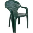 Chicago műanyag kerti szék alacsony támlás zöld - Flair