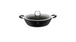 Berlinger Haus Black Professional Line lábas titán bevonattal, szilikon fogókkal, fedővel, 28 cm
