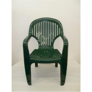 Toronto műanyag kerti szék magastámlás zöld - Flair